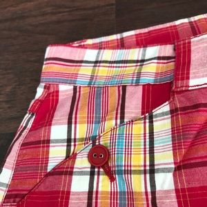 Alpine design Bermuda shorts ginger plaid